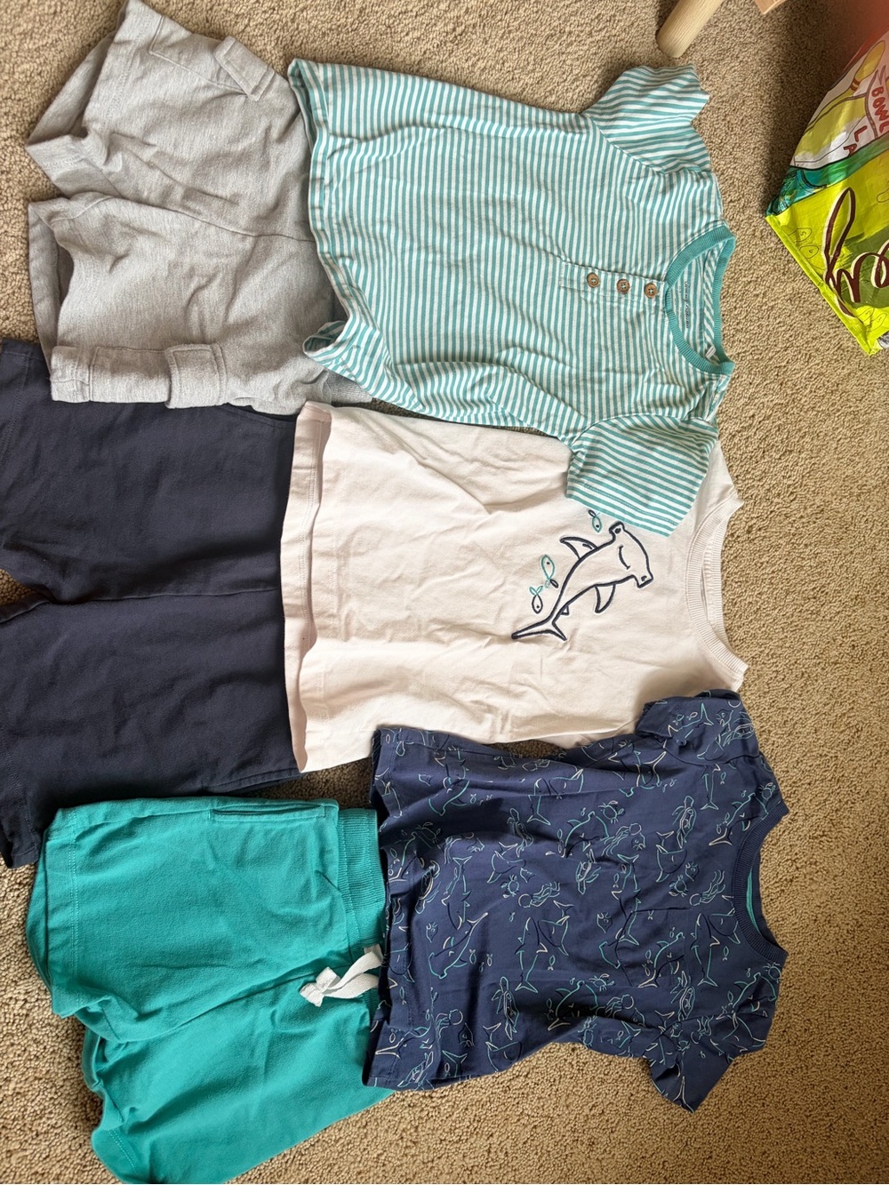 Kids' Short Sleeve Shirts & Shorts - 3 sets. Tommy Bahama